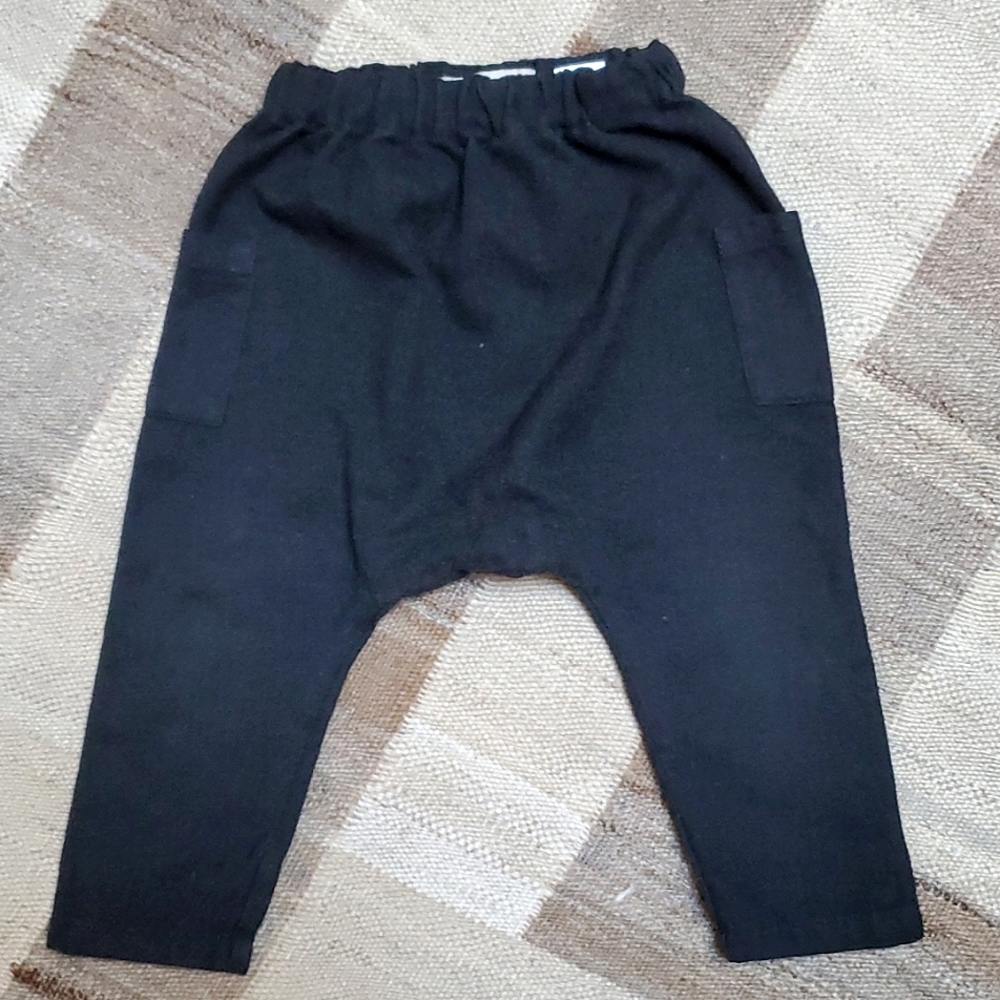 Zara Soft Felted Wool feel dropped trousers